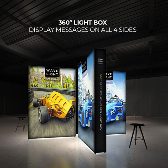 艾得尔ADE-LDLSKBDX，欧美灯箱，双面立式地灯箱，led light box ，UV软膜灯箱，室内卡布式，广告牌