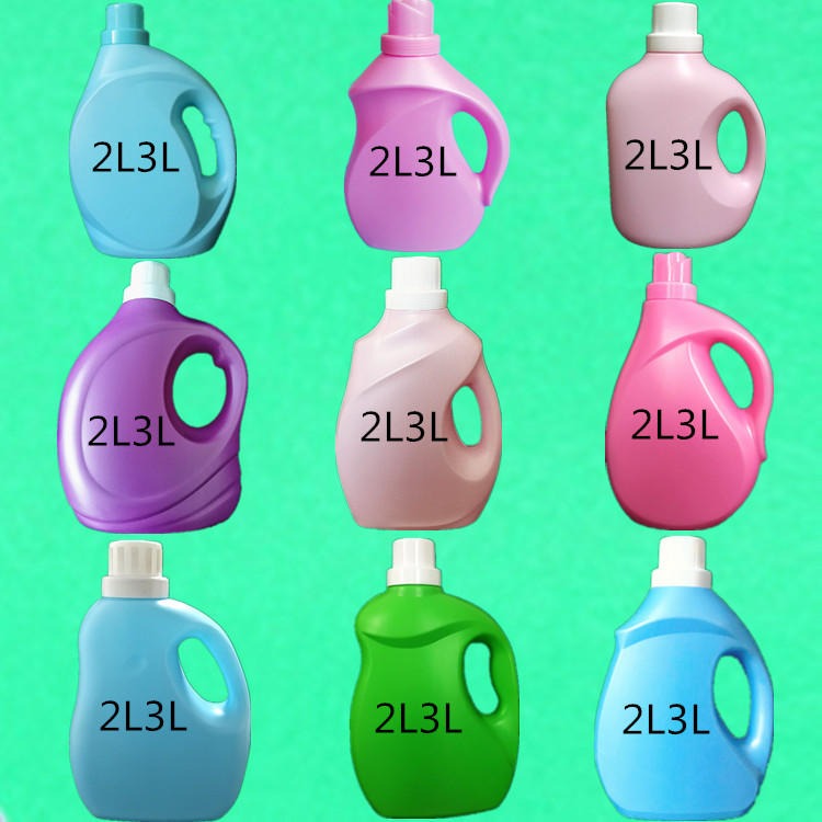 2L 3L 洗衣液瓶子  洗衣液壶 pe材质 颜色多选 可提供外型设计 模具制造 为您提供一条龙服务