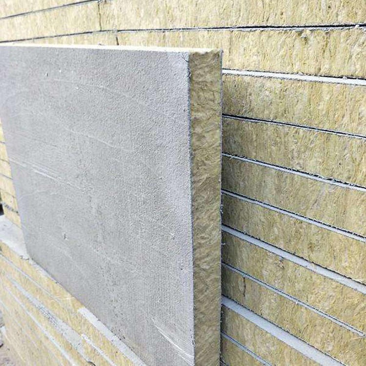 生产硬质 砂浆抹面岩棉复合板 外墙岩棉保温板价格