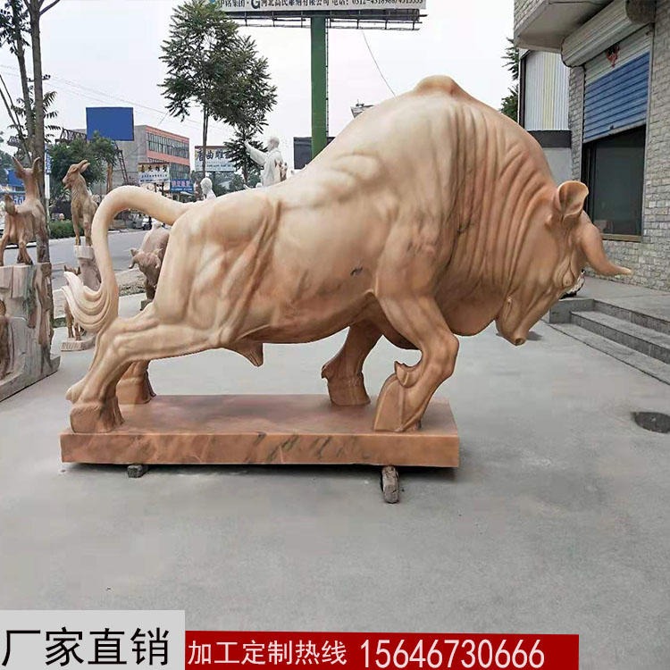 厂家直销石雕动物犀牛石头雕刻犀牛群动物园园林雕塑落地摆件图片