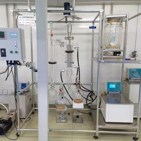 天津 短程分子蒸馏仪 AYAN-F80 实验型真空分子蒸馏设备  可定制