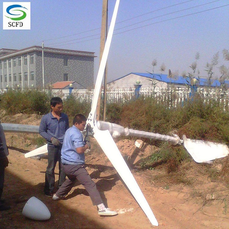 晟成 2kw风力发电机家用220v全套 独立供电系统 可定做并网型2千瓦风力发电机