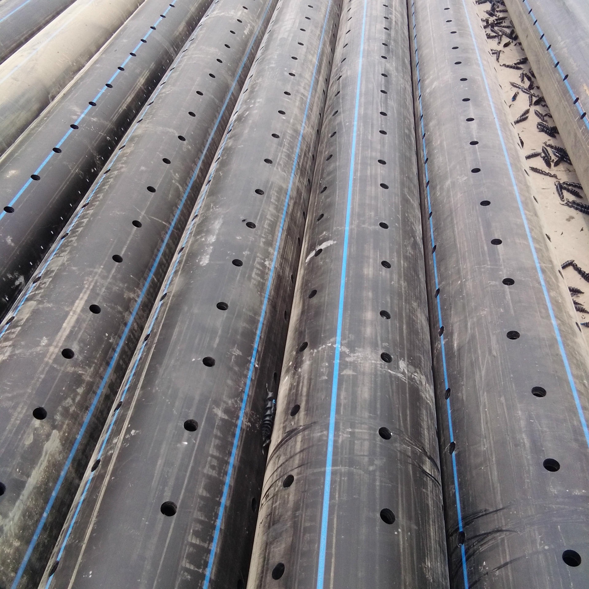 河南高速公路用PVC打孔管 厂家严格按图纸打孔 免费技术指导