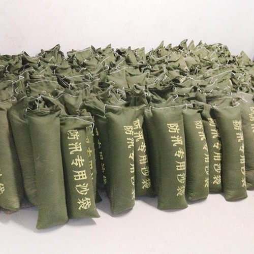 北京豪斯吸水膨胀袋，军绿色帆布沙袋，沙袋厂家直销，防汛应急袋，吸水快速袋图片