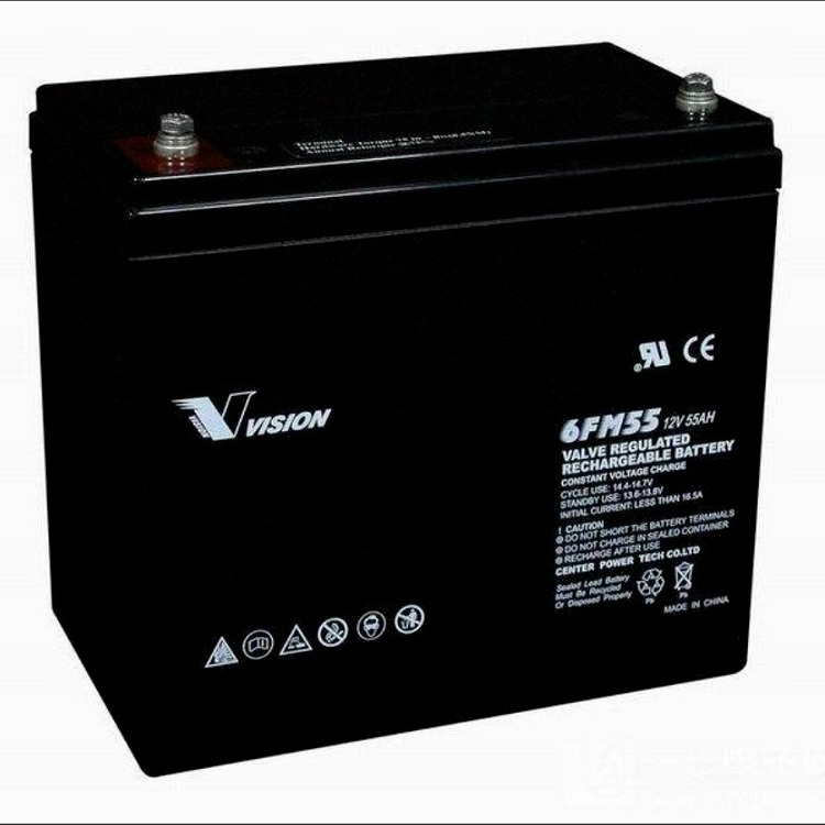 威神三瑞蓄电池12V55AH 规格参数 代理批发 应急系统专用蓄电池
