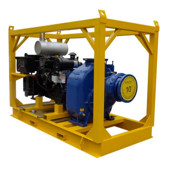 拖挂式排水移动泵站 10寸柴油机自吸式排污泵 移动式抢险泵车图片