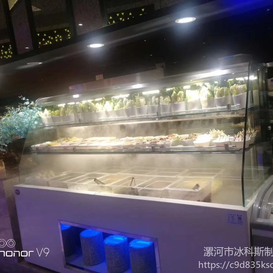 巴奴火锅点菜柜定做 上海川西坝子菜品展示柜 明档点菜柜厂家直销 未来雪冷柜-WLX-HGG-46图片