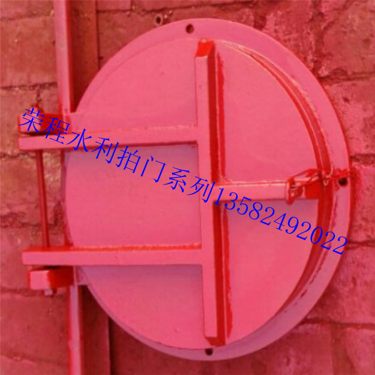 复合拍门 管道铸铁拍门 自由侧翻式拍门 各种材质可定制