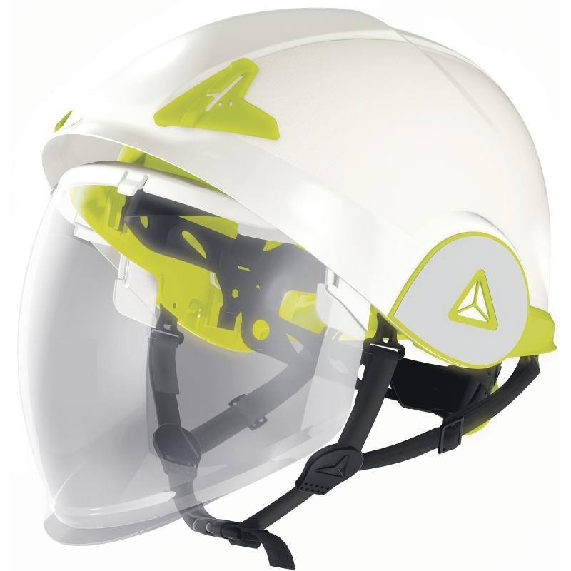 代尔塔102005绝缘防电弧双壳ABS安全帽 白色