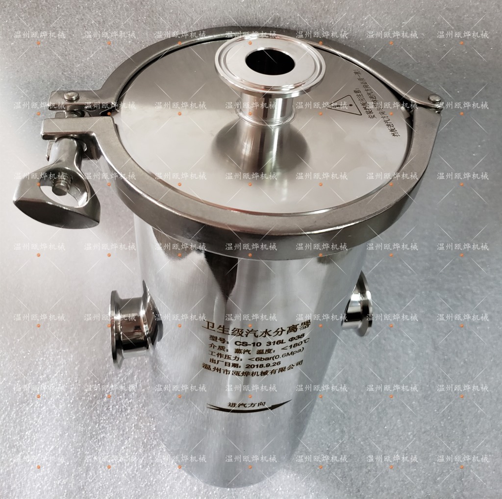 快装汽水分离器 316L不锈钢汽水分离器   不锈钢蒸汽干燥提升器示例图1