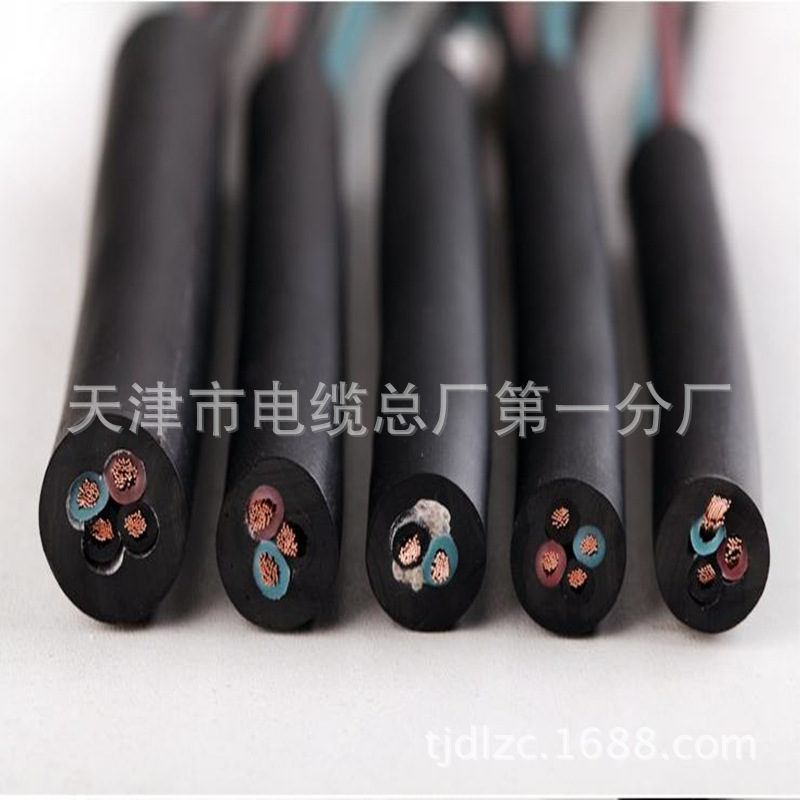 YC 3*2.5橡套软电缆 耐寒 耐高温铜芯软电缆示例图8