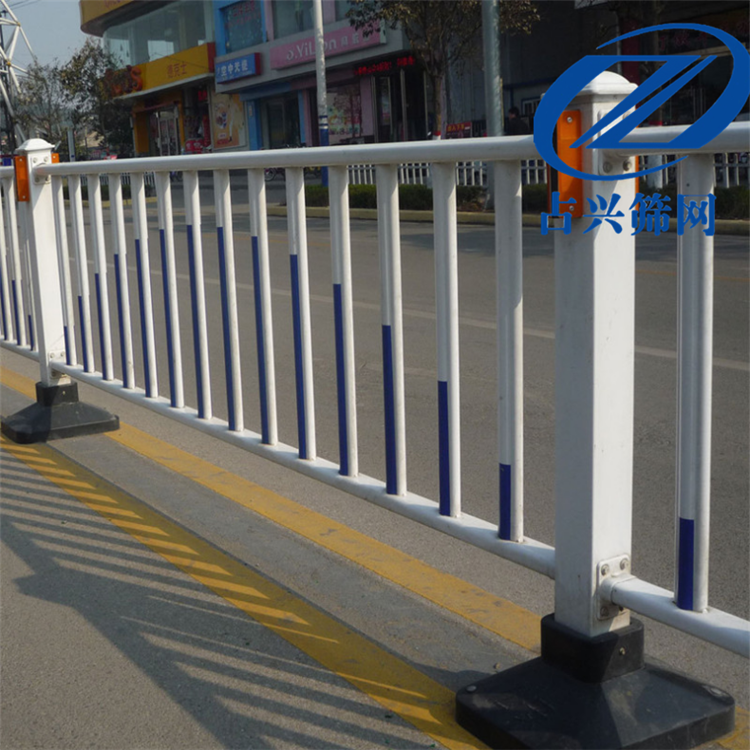 广州道路护栏市政交通隔离护栏市政围栏马路施工护栏人行道市政护栏厂家占兴
