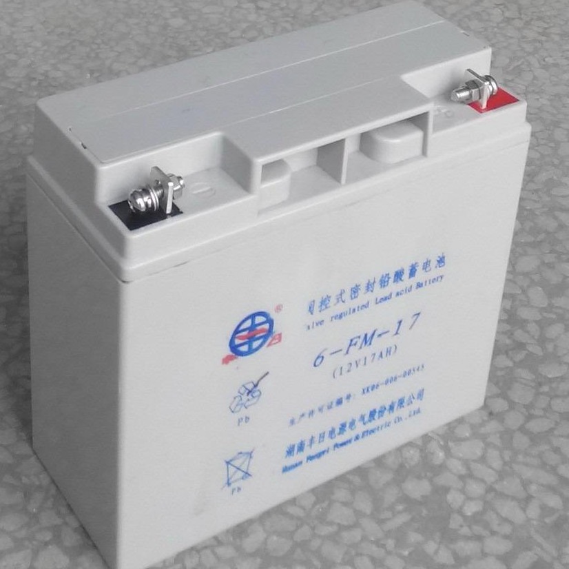 丰日蓄电池6-FM-17 12V17AH 铅酸免维护电池 UPS电源 EPS 直流屏电池 厂家报价