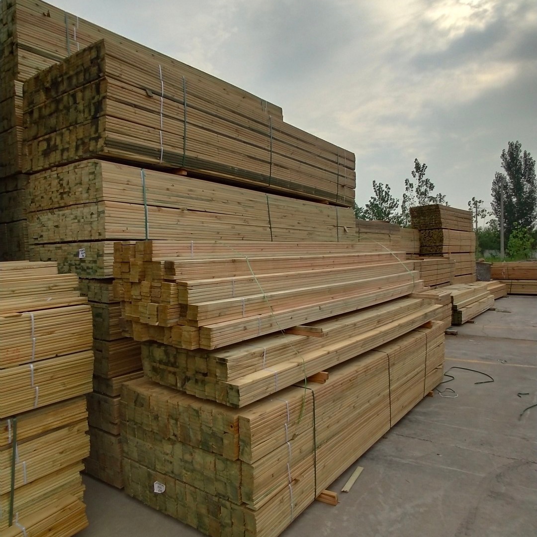 盛唐防腐木木料方木实木木材批发木料板条图片