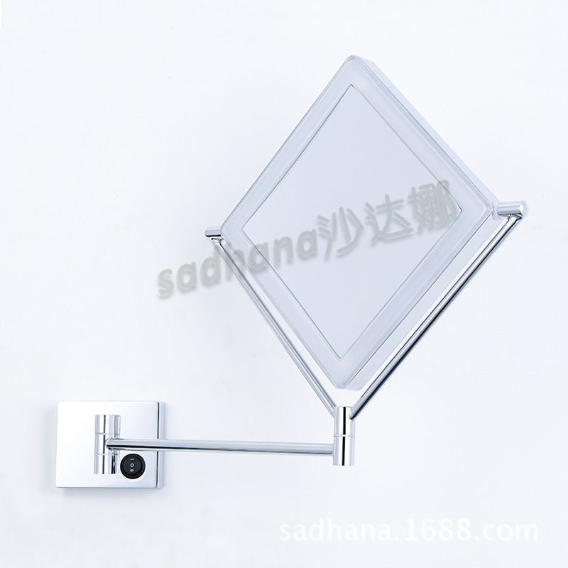 跨境专供 LED壁挂式镜 亚马逊 折叠镜 沙达娜化妆镜 定制款示例图2