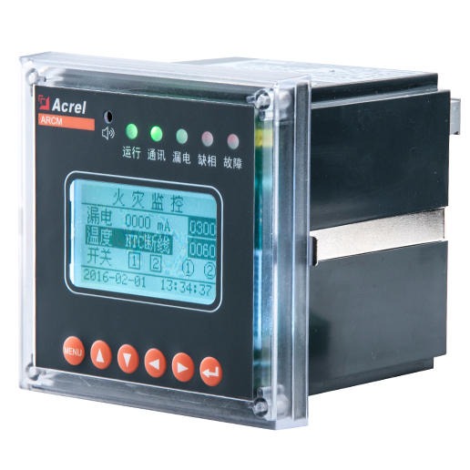 16路温度监测 2路继电器输出 点阵式LCD显示 ARCM200L-T16 监测探测器