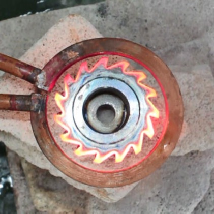 滚齿淬火加工    烘干机小齿轮淬火  高频淬火  中频加热