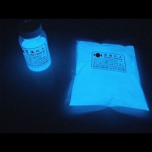 厂家直销的发光粉 工艺 加工用的蓄光颜料  夜光粉 蓝绿光荧光粉