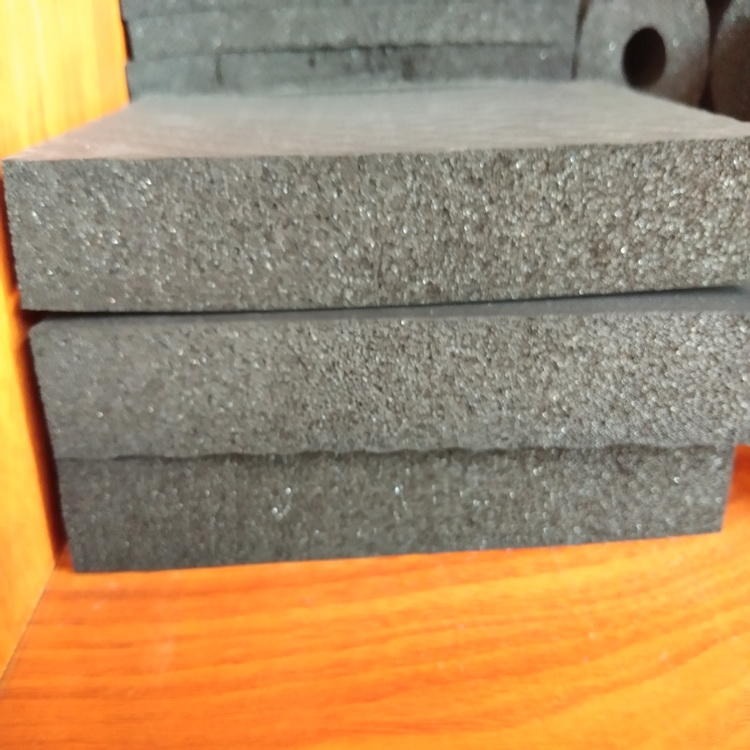 供应防火b1级橡塑板 不燃耐温铝箔贴面橡塑保温板海绵吸音板