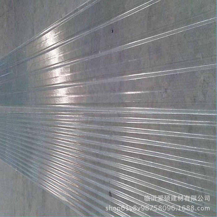厂家直销 临沂爱硕钢结构屋面透明瓦 FRP采光瓦 玻璃钢防腐树脂瓦示例图3