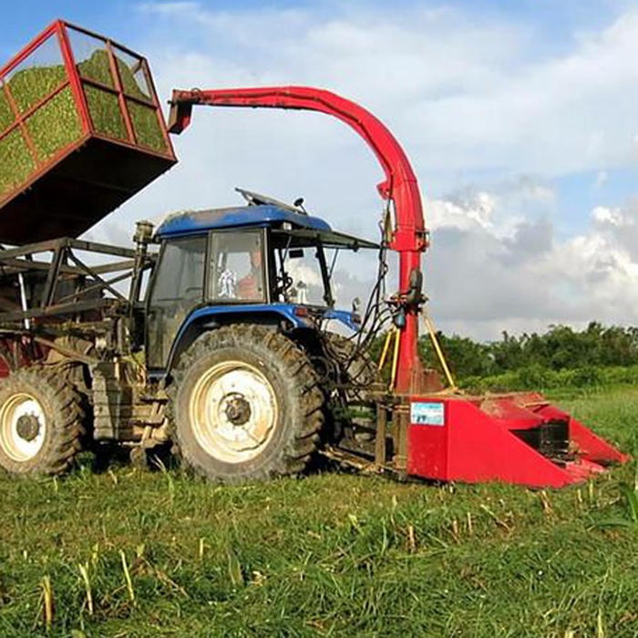 牧草粉碎收割机 青储秸秆收割机 自动秸秆回收机大型青贮收获机 圆盘收割机