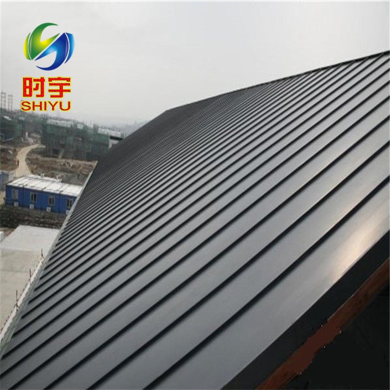 时宇 金属32-410型 铝镁锰双锁边屋面板 别墅用金属屋面系统
