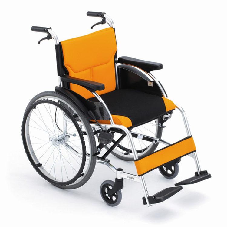 批发MiKi三贵轮椅MCS-43L 轻便折叠 时尚老人残疾人代步车示例图1