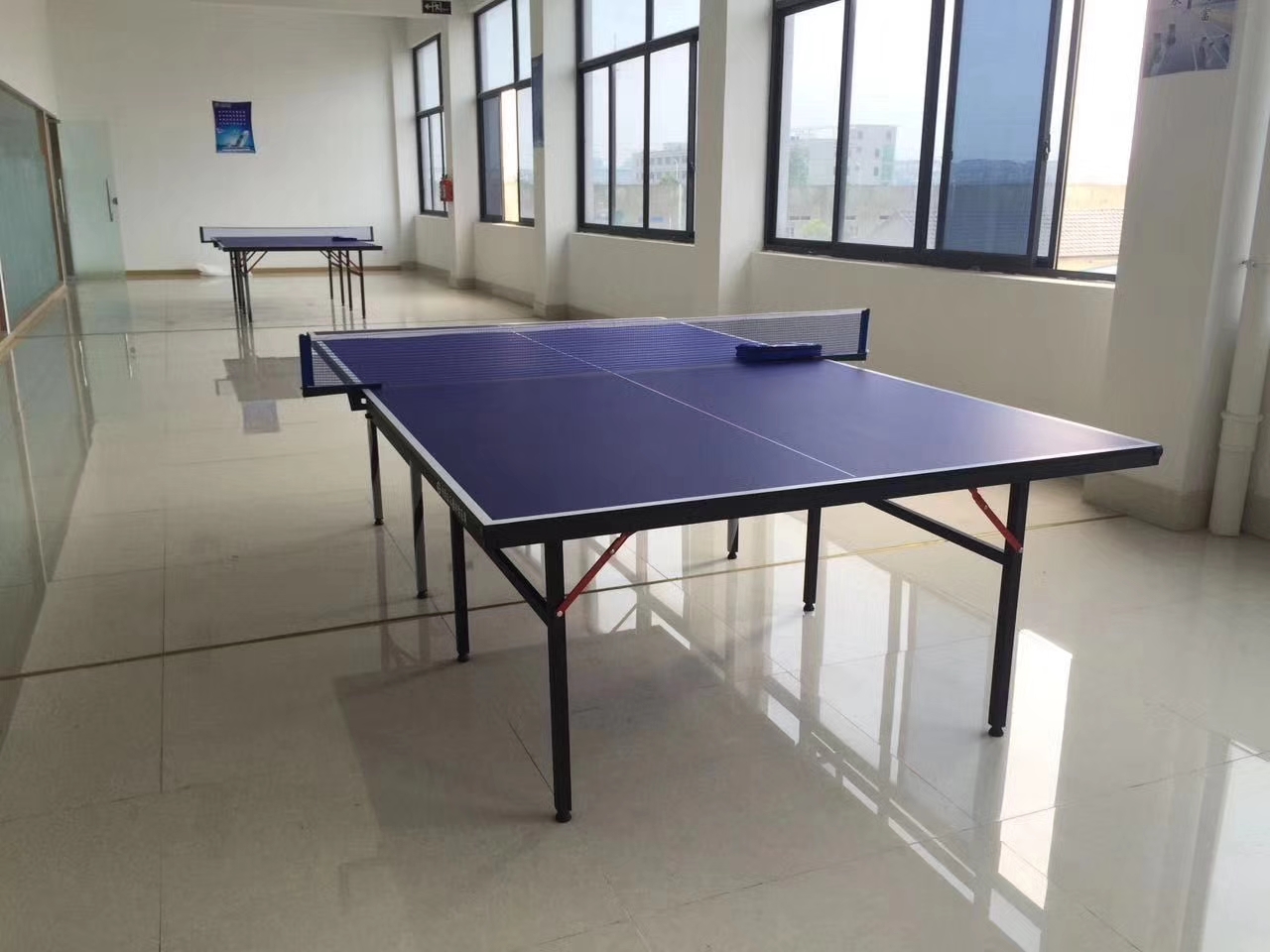 实力厂家供应晶康牌YDQC-6000-6014单折移动乒乓球桌厂家供应