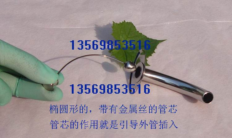杭州萧山活力牌金属气管切开插管 钛合金气管套管 套管送专用刷子示例图5