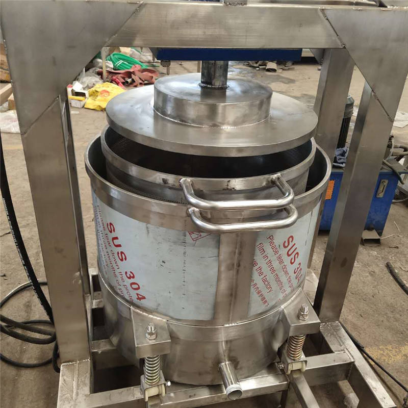 生姜果蔬双桶复式压榨机 20吨豆腐皮柚子压汁机 水果压榨机 泰昌20T