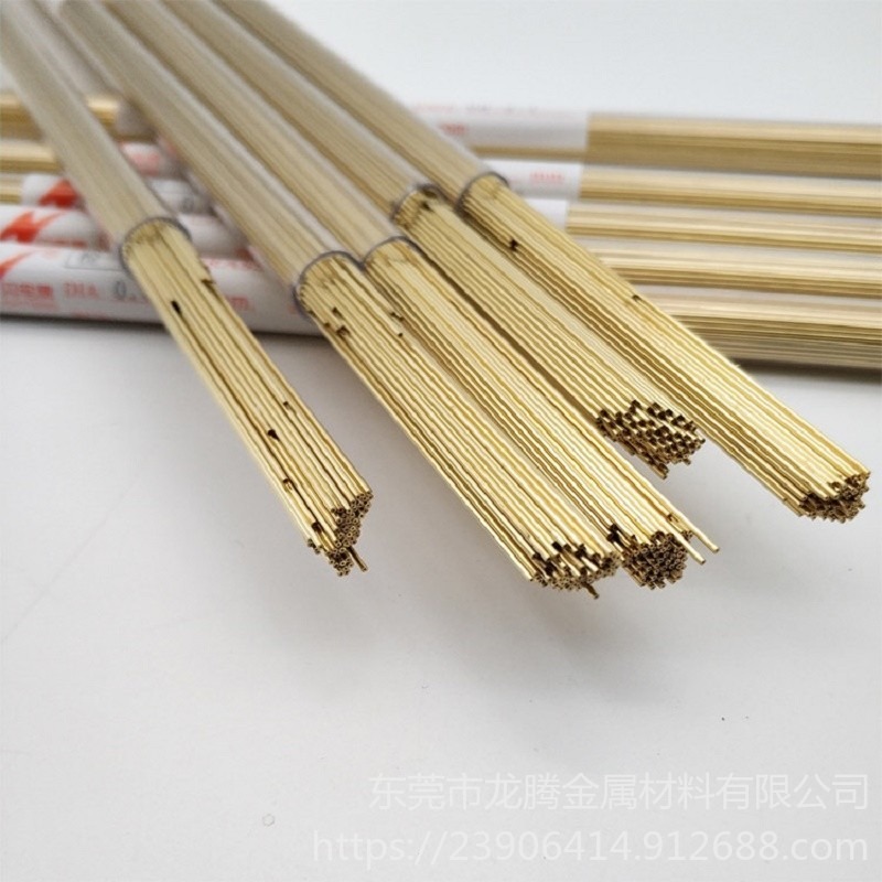 毛细黄铜管2×0.6mm黄铜薄壁管 H65小口径黄铜管厂家龙腾金属