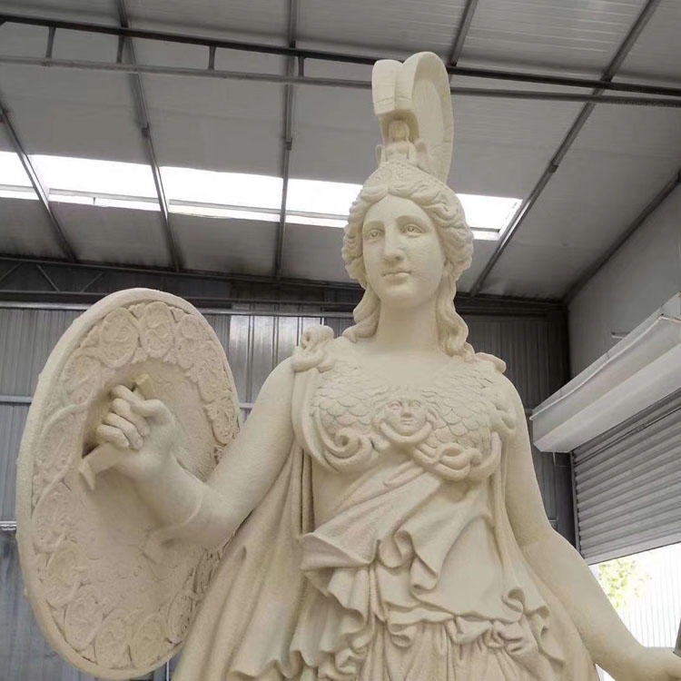 佰盛 大型守护女神雕塑 古希腊武士雕塑摆件 别墅房地产欧式女神雕塑图片