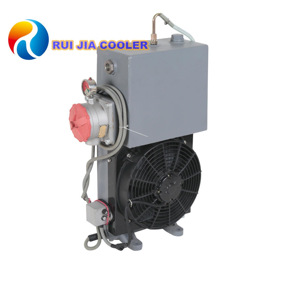 大型打桩机睿佳液压油冷却器 油冷凝器 风冷式冷却器 液压油散热器厂家