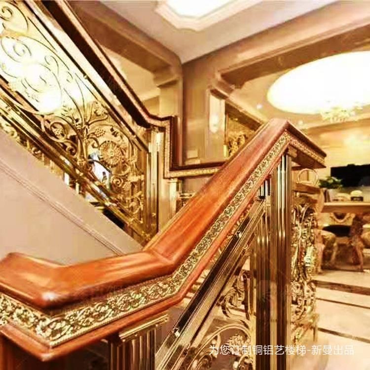泰兴 别墅楼梯铜扶手 拥有它令你家变得好现代