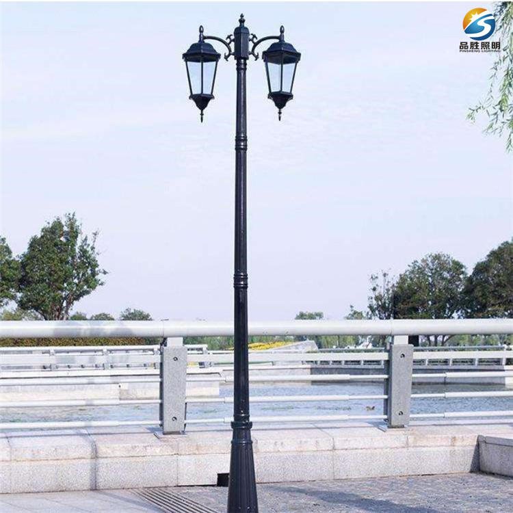 克孜勒苏景观灯厂家 订制3.5米精铸铝欧式庭院灯 品胜牌送货上门