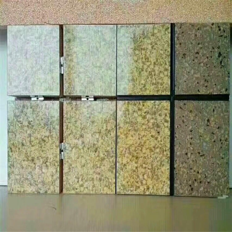 岩棉装饰一体板 聚苯板保温EPS板 真金板一体板 大量定做 犇腾建材