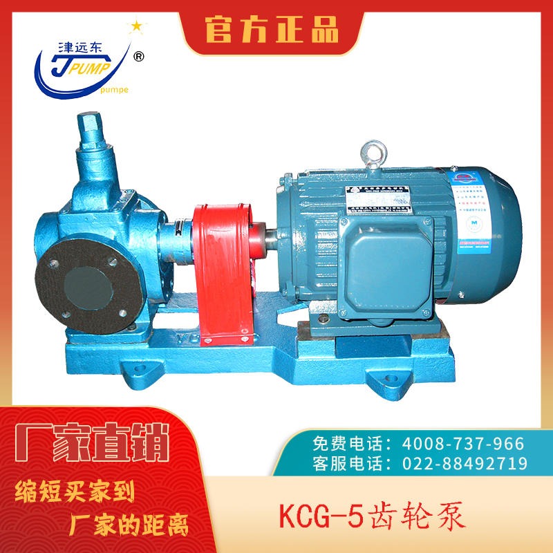KCG系列齿轮泵 KCG-5 渣油泵 渣油输送泵 齿轮油泵 渣油泵厂家图片