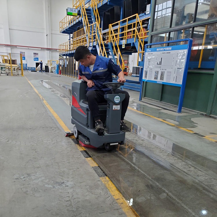 商用驾驶式洗地机 长淮X60电动洗地车 保洁专用设备