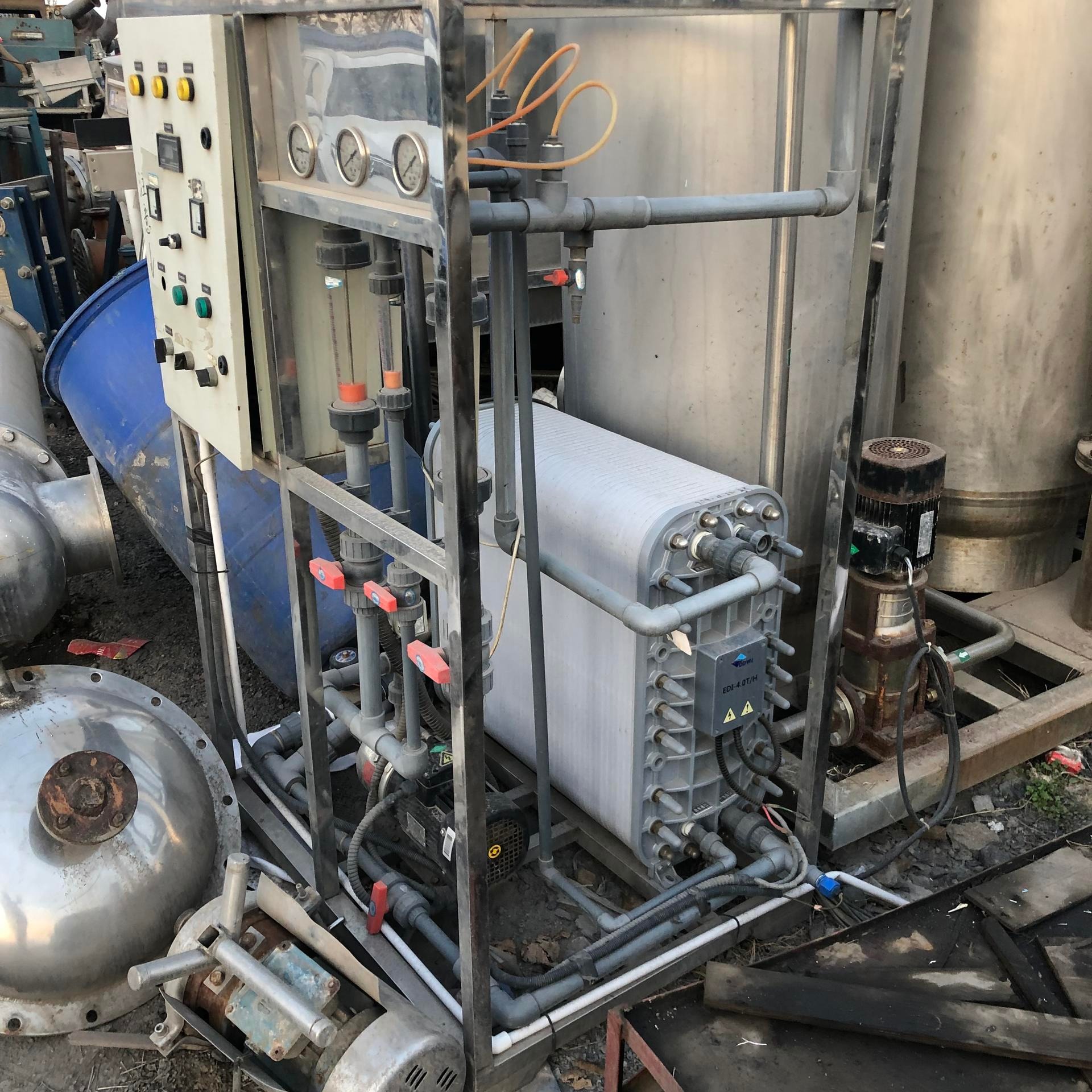 工业纯水设备 软化水机械 纵海 二手双级超滤水处理设备 直饮水机器水处理系统