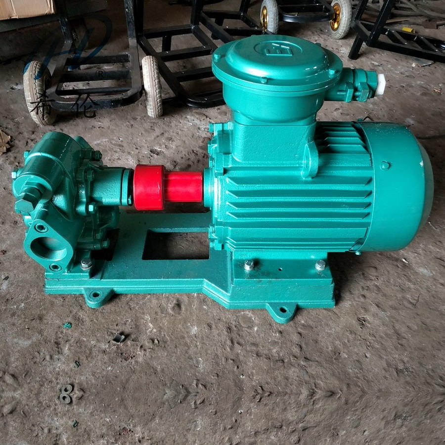 齿轮油泵KCB-483.3 铸铁齿轮油泵 不锈钢齿轮油泵 希伦润滑泵图片