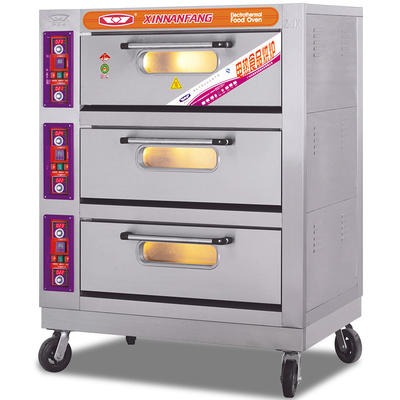 新南方电烤箱商用60C三层六盘大型面包蛋糕披萨电烘炉电烤箱 YXD-60C型厂家直销