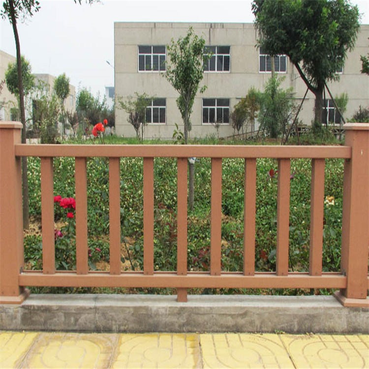 绿艺户外防腐护栏塑木栏杆木塑 护栏塑木围栏