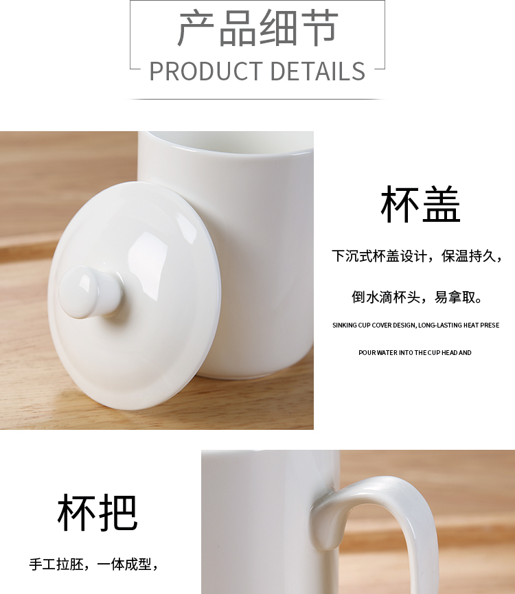 陶瓷茶杯加LOGO印字 功夫茶杯礼品定制出售 亮丽陶瓷