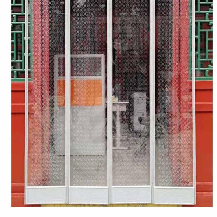商场超市餐厅磁性透明PVC软门帘 挡风空调帘厂家推荐