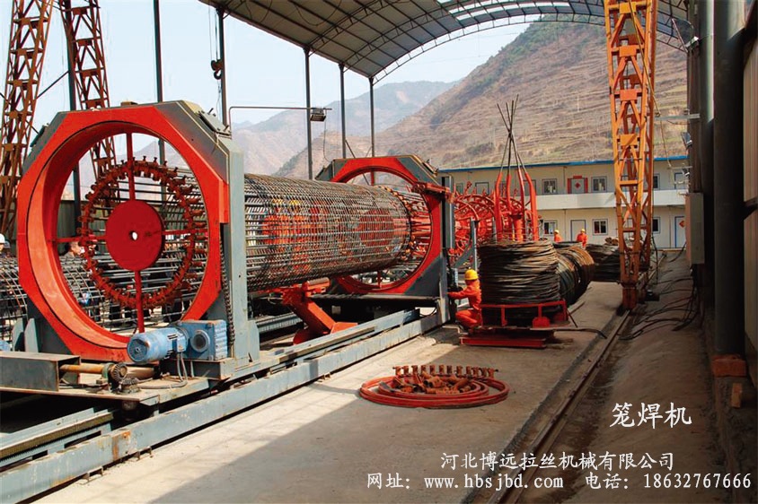 数控钢筋笼滚焊机 笼焊机 钢筋加工设备 河北博远机械示例图2
