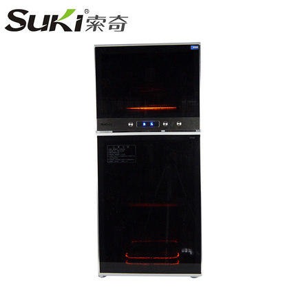 青岛Suki/索奇ZTP118-8 消毒柜 98升双门立式 消毒碗柜家用商用