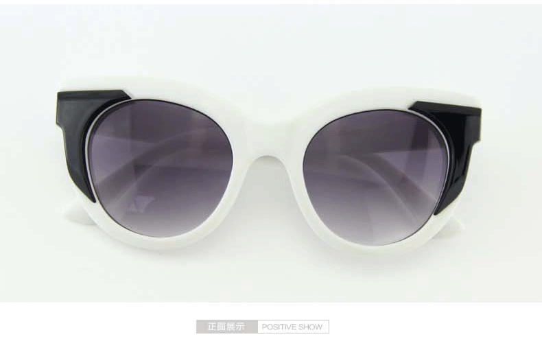 明星同款2015新款修脸女士太阳镜 超大框横条太阳眼镜 墨镜 5591示例图16