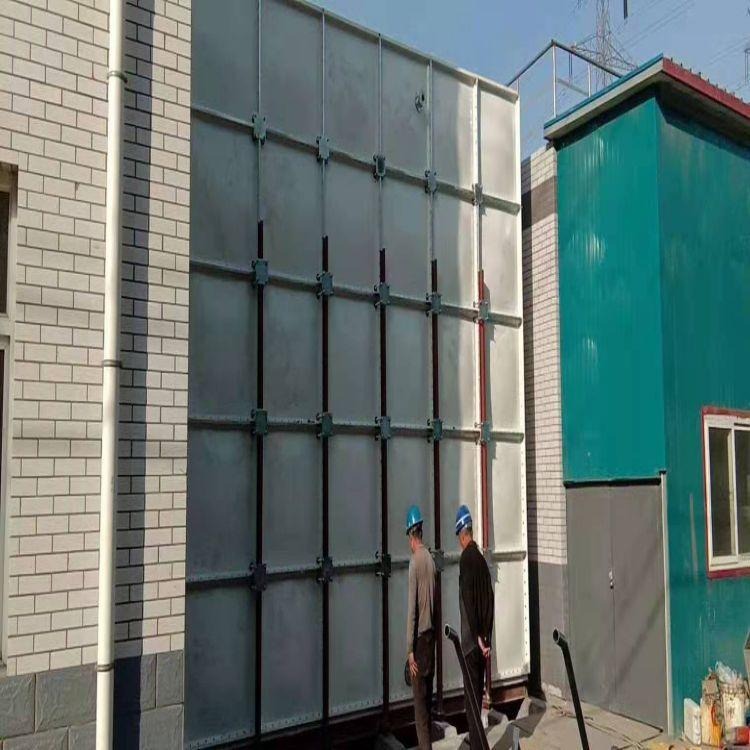 屋顶用10立方成品水箱 霈凯 不锈钢316水箱