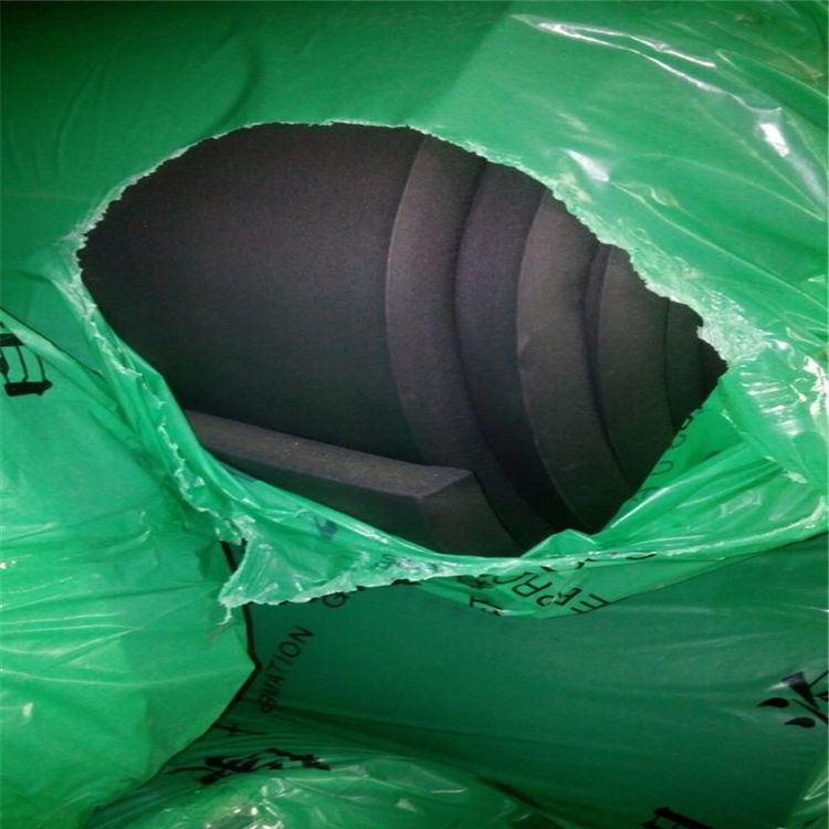 福阳生产销售 橡塑保温管 空调冷气管道橡塑海绵管 铝箔贴面橡塑管示例图4