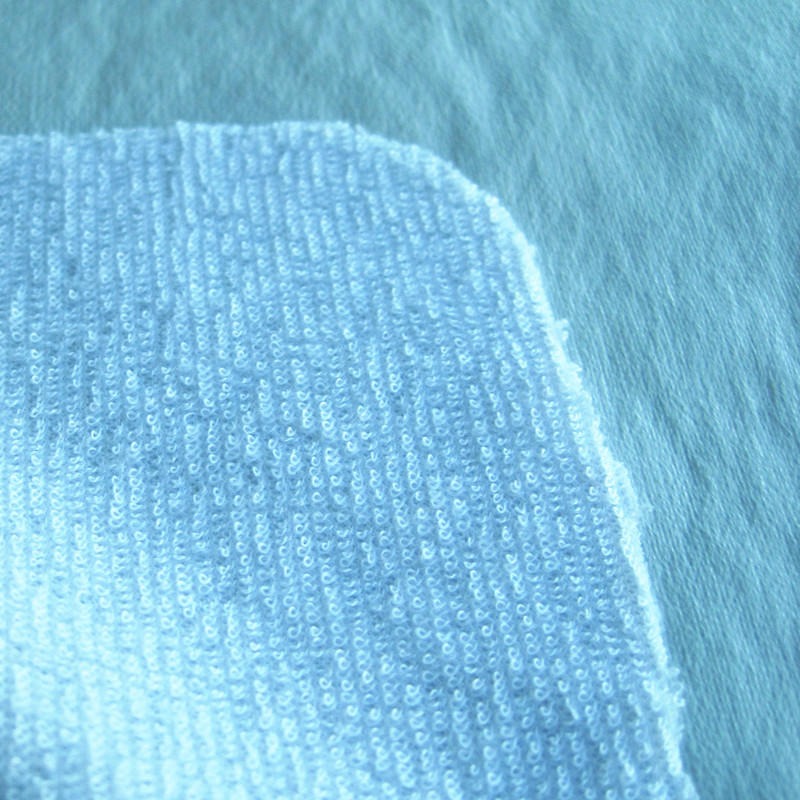 2.1米床罩防水复合布料 毛巾布复合乳白tpu防水透湿膜图片